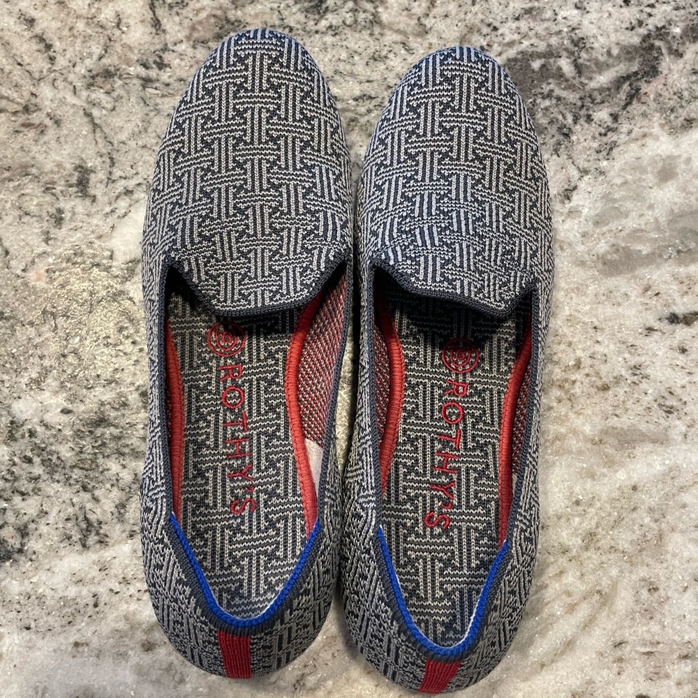 Rothy’s Retires Charcoal Grid loafers - 8